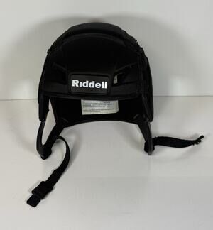 Riddell 7X7 Flag Football Cap Open Face Helmet Black Small/Med Chin Strap